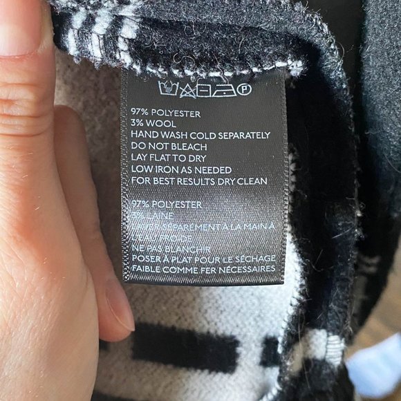 UO Ecote Pattern Wrap Coat/Jacket - Picture 7 of 7